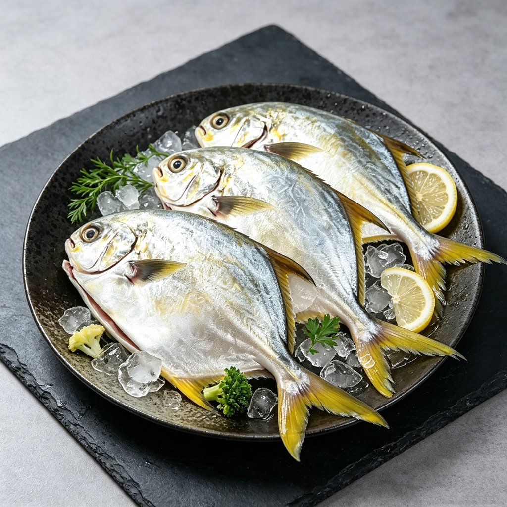 Frozen Whole Golden Pompano