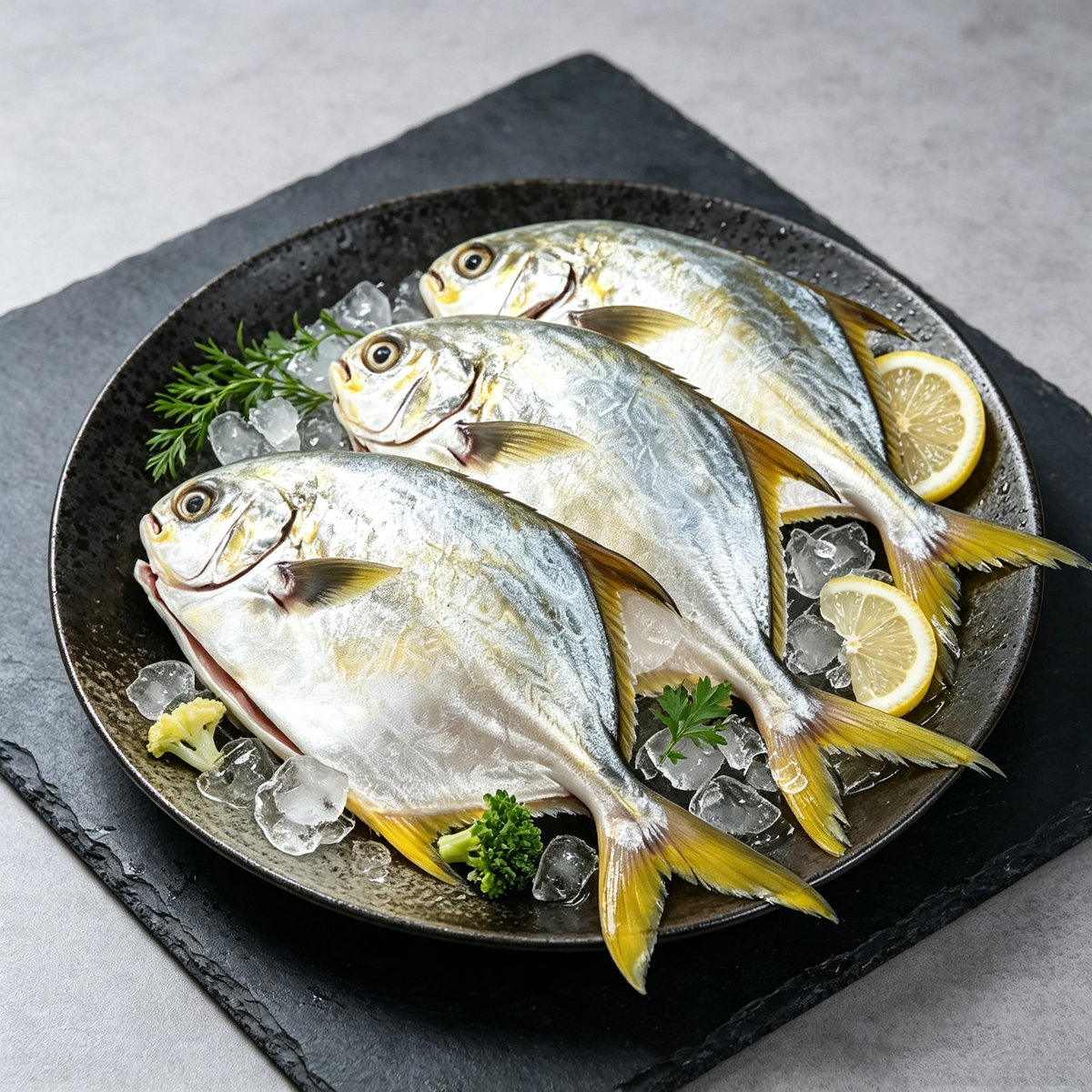 Frozen Whole Golden Pompano